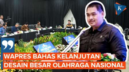 Gibran Pimpin Rapat Desain Besar Olahraga Nasional, Ini yang Dibahas