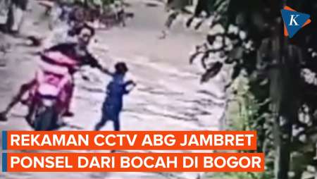 Detik-detik Polisi Tangkap ABG yang Curi Ponsel Bocah 5 Tahun di Bogor