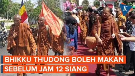 Pantangan Bhikku Saat Thudong, Boleh Makan Sebelum Pukul 12 Siang