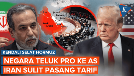 Negara Teluk Berpihak ke AS, Iran Sulit Pasang Tarif di Selat Hormuz