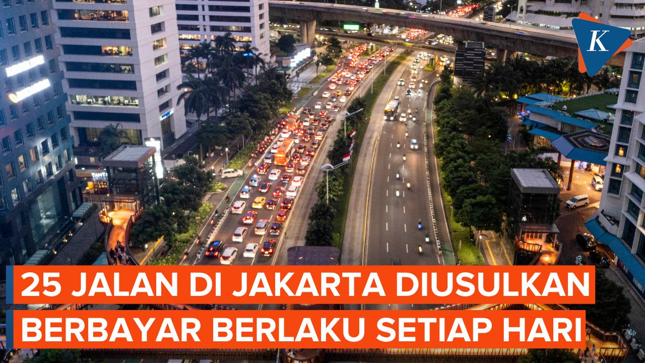 Siap-Siap, Ini 25 Ruas Jalan di Jakarta yang Direncanakan Jadi Jalan Berbayar
