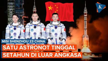 Ambisi China Kirim Manusia Ke Bulan, 1 Astronot Shenzhou 23 Tinggal Di Luar Angkasa Setahun