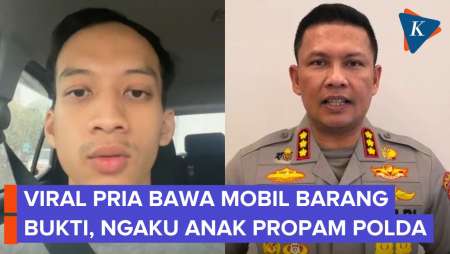 Viral Pria Ngaku Anak Propam Bawa Mobil Barang Bukti, Berujung Minta Maaf Dan Polisi Klarifikasi