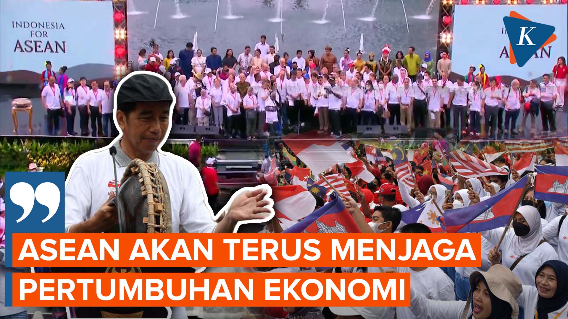 Jokowi Resmi Mulai Keketuaan Indonesia di ASEAN 2023