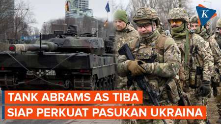 Zelensky Konfirmasi Kloter Pertama Tank Abrams AS Telah Tiba di Ukraina