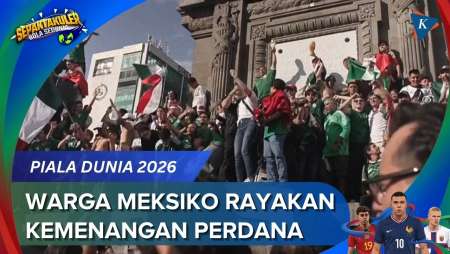 Meksiko Berpesta Usai Menang Pertandingan Pertama Piala Dunia 2026
