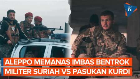 Aleppo Memanas, Bentrokan Militer Suriah Vs Pasukan Kurdi Paksa Eksodus Ratusan Ribu Warga