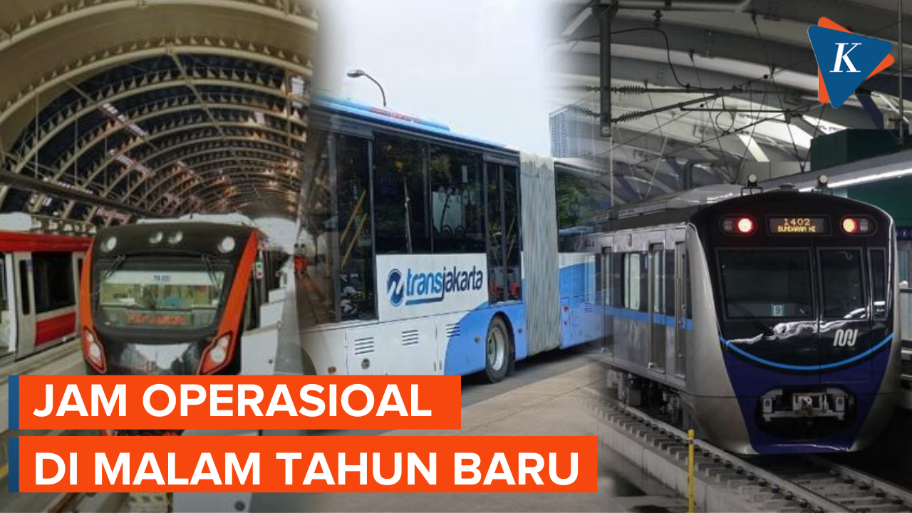 Simak Jam Operasional LRT, MRT, dan Transjakarta di Malam Pergantian Tahun