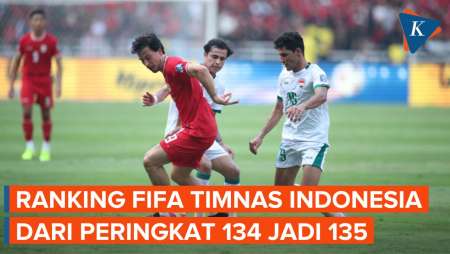 Ranking FIFA Timnas Indonesia Turun Satu Tingkat Usai Dikalahkan Irak 0-2