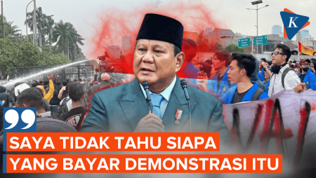 Curhat Di AS, Prabowo: Pertama Kali Ada Demo Menentang Efisiensi