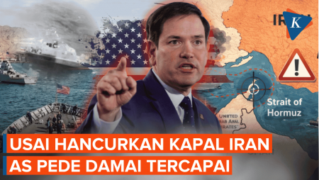 Usai Hancurkan Kapal Iran, AS Optimistis Perdamaian Akan Tercapai