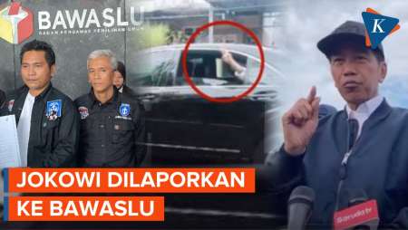 [FULL] Pendukung Ganjar-Mahfud Laporkan Jokowi ke Bawaslu Buntut Pose 2 Jari