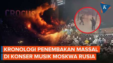 Kronologi Penembakan Massal di Konser Musik Moskwa Rusia