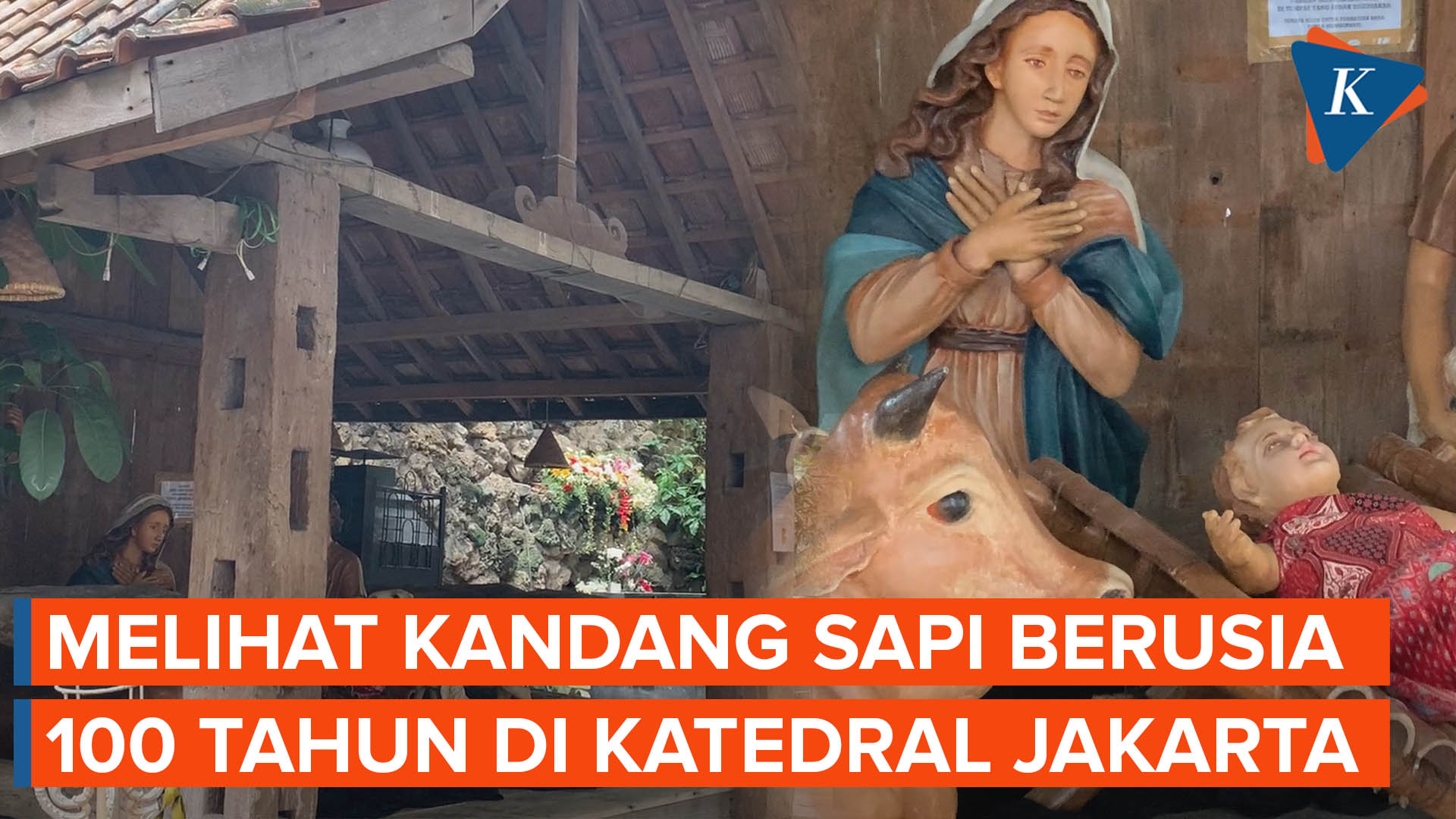 Kandang Sapi Berusia 100 Tahun dari Yogyakarta Jadi Dekorasi Natal 2022 Gereja Katedral