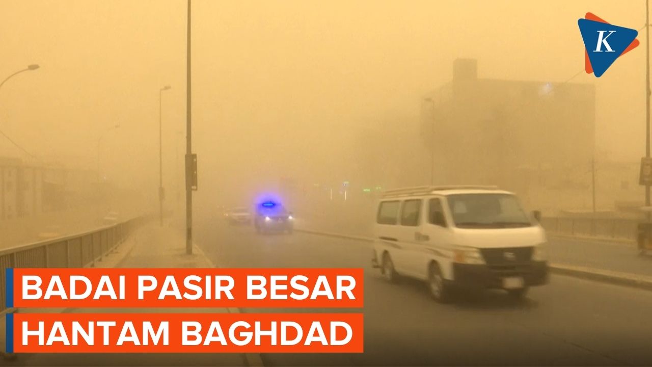 Badai Pasir Besar Hantam Baghdad dan Kota-kota Lain di Irak 