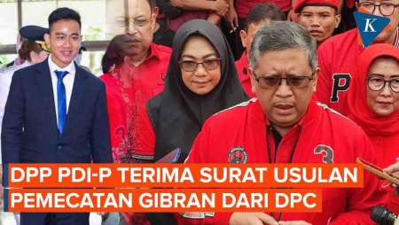 DPP PDI-P Sudah Terima Surat Rekomendasi Pemecatan Gibran dari DPC