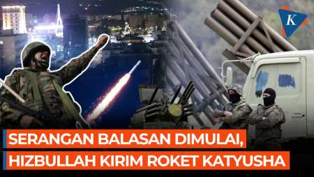 Hizbullah Gunakan Puluhan Roket Katyusha untuk Balas Israel