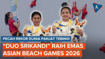 Indonesia Catat Rekor Dunia Panjat Tebing di Asian Beach Games 2026