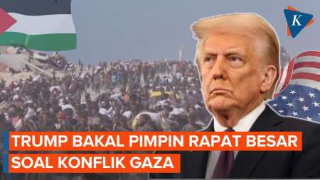 Trump Pimpin Rapat Besar soal Gaza, Perang Diperkirakan Selesai Akhir 2025