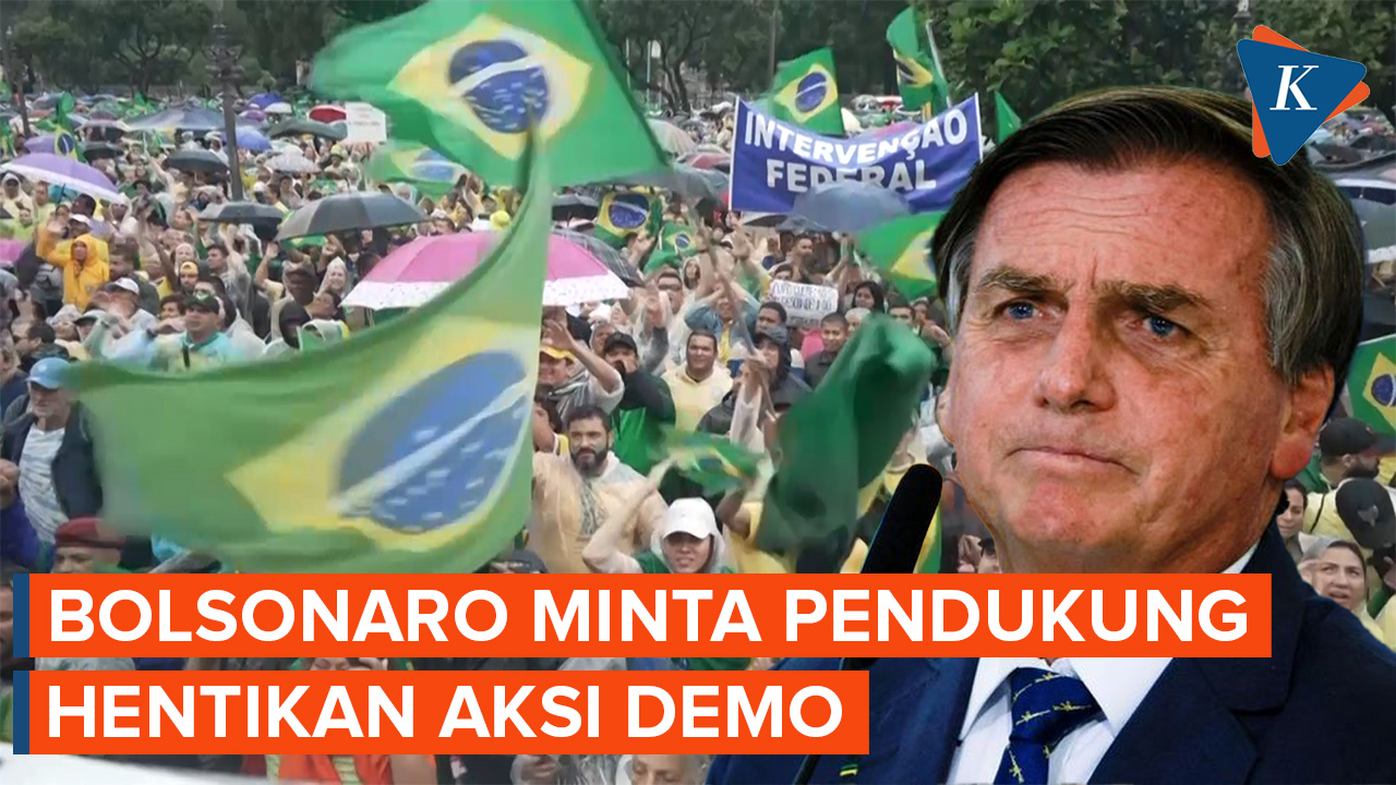 Jair Bolsonaro Minta Pendukungnya Terima Kekalahannya
