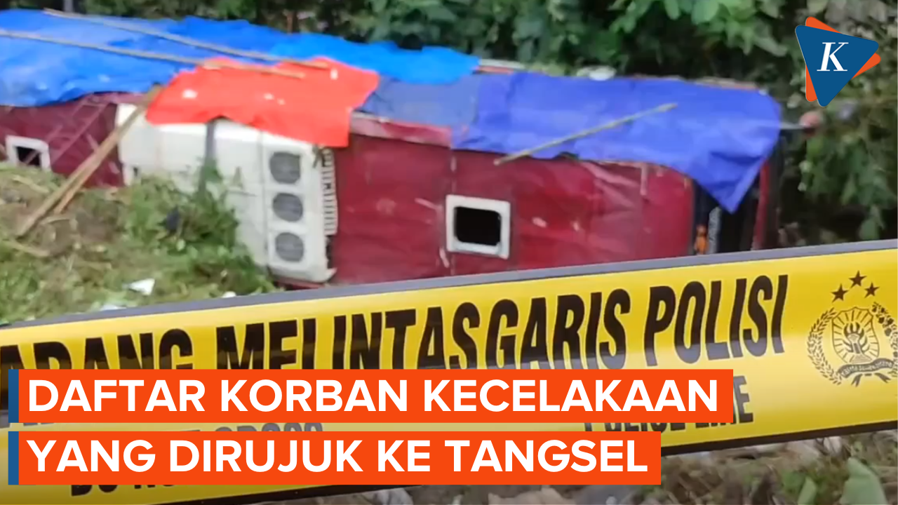 23 Korban Kecelakaan Bus di Guci Tegal Dipindah ke Tangerang Selatan