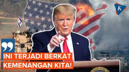 Trump Klaim Kesepakatan Gencatan Senjata di Gaza Tercapai Berkat Kemenangannya di Pilpres AS