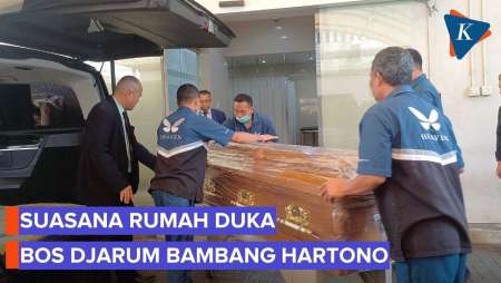 Suasana Rumah Duka Pemilik Djarum, Michael Bambang Hartono