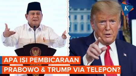 Telepon Trump, Prabowo Bahas Stabilitas dan Perdamaian Dunia