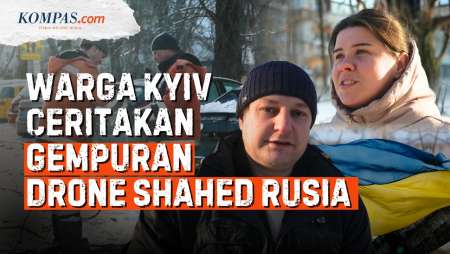 Kesaksian Warga Kyiv Saat Drone Shahed Rusia Bombardir Ukraina
