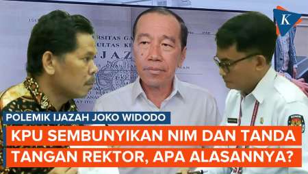 Alasan KPU Sembunyikan NIM Dan Tanda Tangan Rektor Di Salinan Ijazah Jokowi