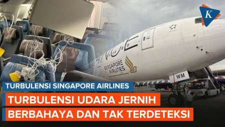 Singapore Airlines Diduga Alami Jenis Turbulensi Paling Berbahaya, Turbulensi Udara Jernih