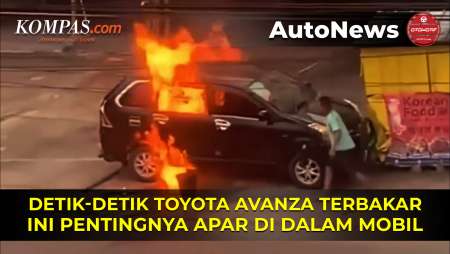 Video Avanza Terbakar, Diduga akibat Bawa Jeriken Berisi BBM