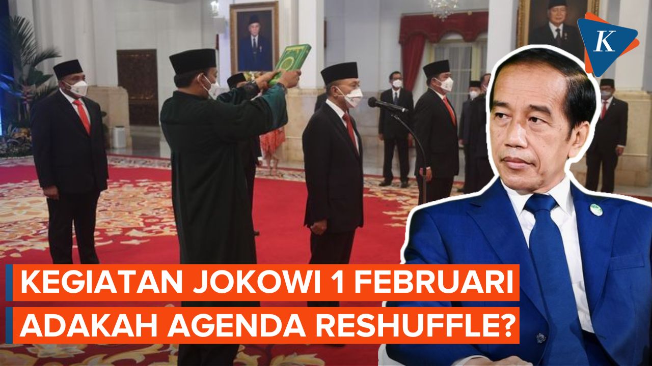 Isu Reshuffle Kencang Berembus, Ini Kegiatan Jokowi Selama Rabu Pon 1 Februari
