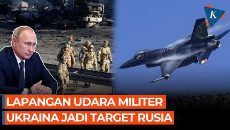 Rusia Serang Lapangan Udara Militer Myrhorod di Poltava Ukraina