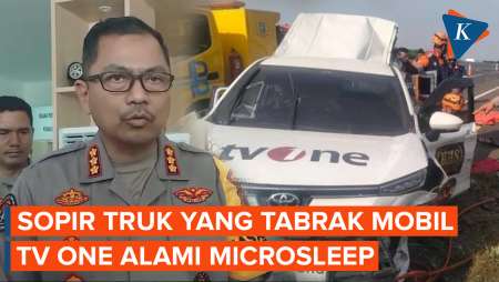 Polda Jateng Ungkap Sopir Truk yang Tabrak Mobil TV One Alami Microsleep