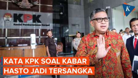 Soal Isu Hasto Kristiyanto Jadi Tersangka, Ini Kata KPK