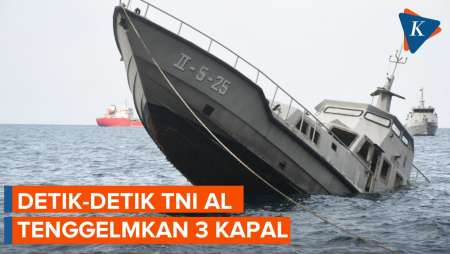 TNI AL Tenggelamkan 3 Kapal di Banyuwangi, Kenapa?