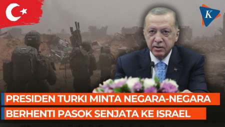 Erdogan Minta Negara-negara Berhenti Pasok Senjata ke Israel