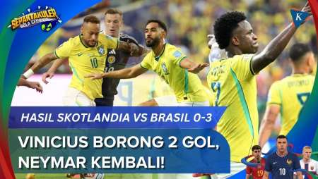 Hasil Piala Dunia 2026 Skotlandia Vs Brasil 0-3: Vinicius Jr Menggila, Neymar Kembali!