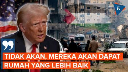 Trump Tolak Warga Palestina Kembali ke Tanah Airnya dalam Rencana untuk Gaza