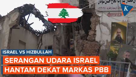 Serangan Israel Terbaru Hantam Jantung Kota Lebanon Dekat Markas PBB