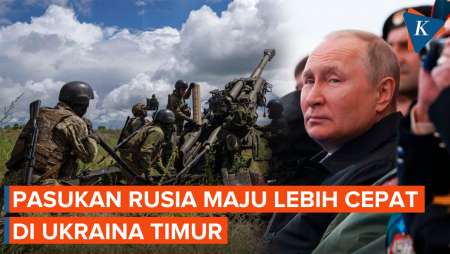 Putin Klaim Pasukan Rusia Maju Lebih Cepat di Ukraina Timur