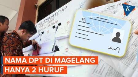 Sempat Dicurigai Tidak Valid! Nama Pemilih di Magelang Ini Hanya 2 Huruf