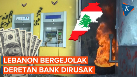 Tuntut Uangnya Dikembalikan, Warga Lebanon Murka dan Rusak Bank di Ibu Kota