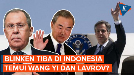 Menlu AS Antony Blinken Tiba di Indonesia, Bertemu Menlu Rusia dan China?