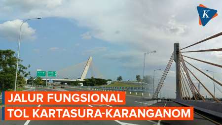 Tol Kartasura-Karanganom Dibuka Sementara Mulai 22 Desember 2023