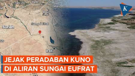 Dikabarkan Kering dan Menyibak Emas, Ini Profil Sungai Eufrat di Irak-Suriah