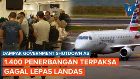 Kacau Di Langit Amerika, 1.400 Lebih Penerbangan Dibatalkan Akibat Pemotongan Lalu Lintas Udara