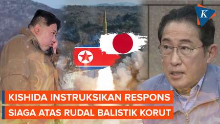 PM Jepang Beri 3 Instruksi Respons Tembakkan Rudal Balistik Korut di Wilayahnya