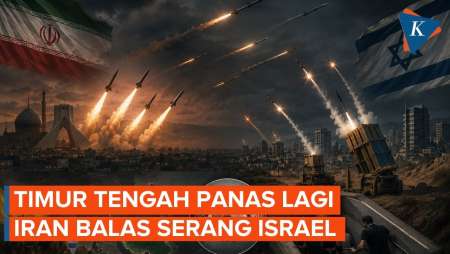 Iran Balas Israel, Gelombang Rudal Kembali Mengguncang Kawasan